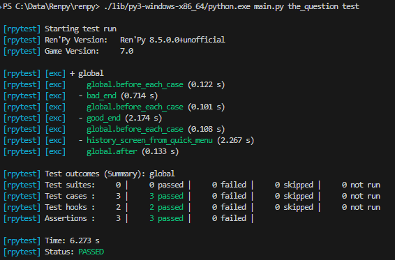 Test report example